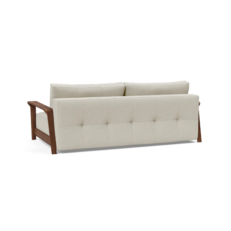 Ran D.E.L. Sofa Bed by Innovation Living in Mixed Dance Natural - 527 Upholstery back