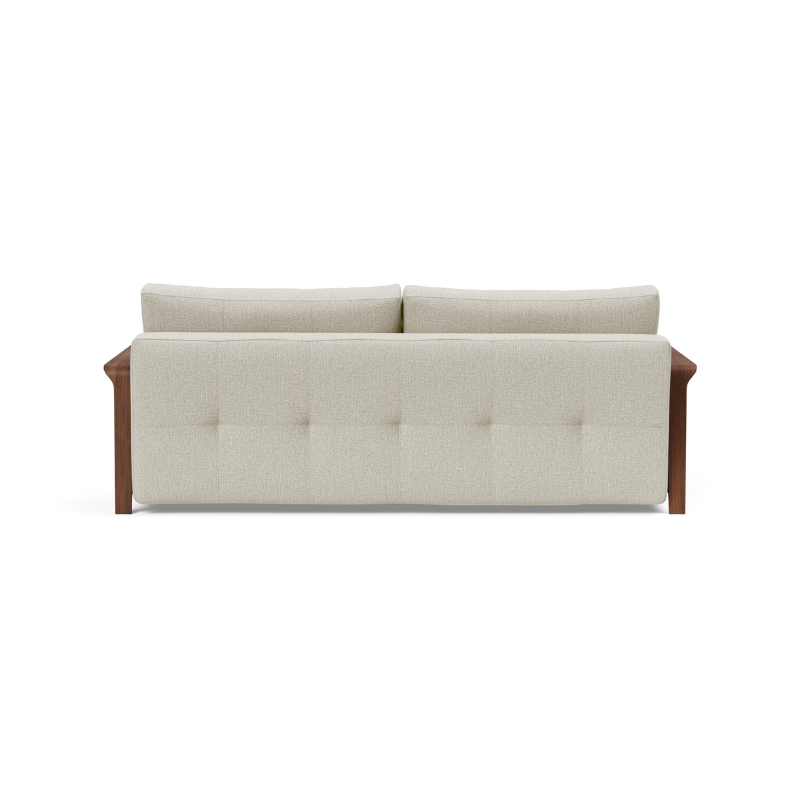 Ran D.E.L. Sofa Bed by Innovation Living in Mixed Dance Natural - 527 Upholstery back