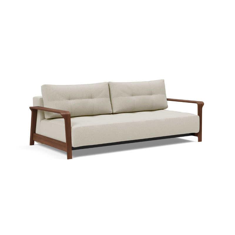 Ran D.E.L. Sofa Bed by Innovation Living in Mixed Dance Natural - 527 Upholstery 