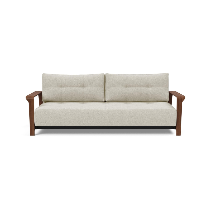 Ran D.E.L. Sofa Bed by Innovation Living in Mixed Dance Natural - 527 Upholstery 