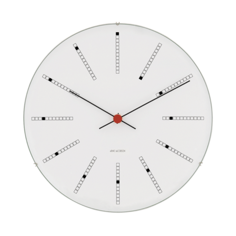 The Banker's Wall Clock from Arne Jacobsen Watches in 18.9 inch size.