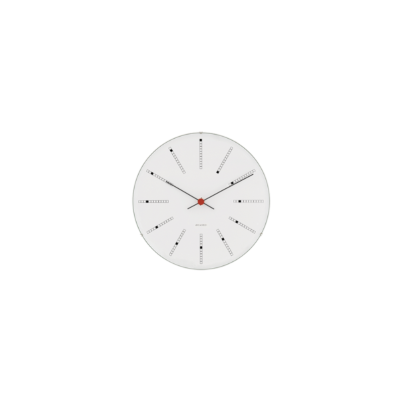 The Banker's Wall Clock from Arne Jacobsen Watches in 4.7 inch size.