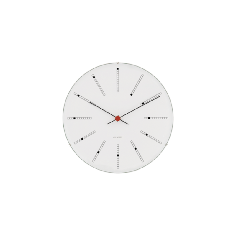 The Banker's Wall Clock from Arne Jacobsen Watches in 8.3 inch size.