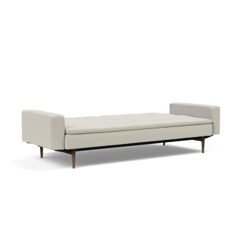 Dublexo Styletto Sofa Bed with Arms is modular sleeper sofa in natural as a bed