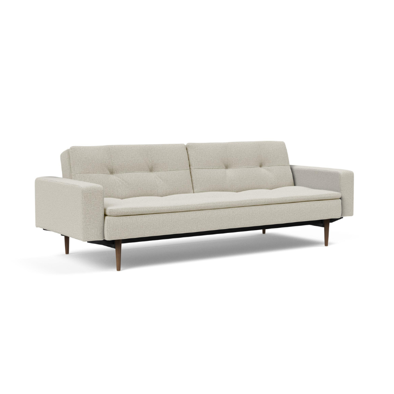 Dublexo Styletto Sofa Bed with Arms is modular sleeper sofa in natural
