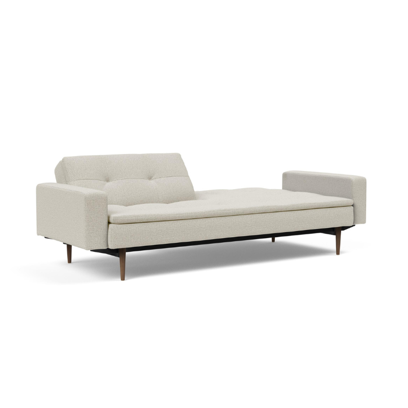 Dublexo Styletto Sofa Bed with Arms is modular sleeper sofa in natural
