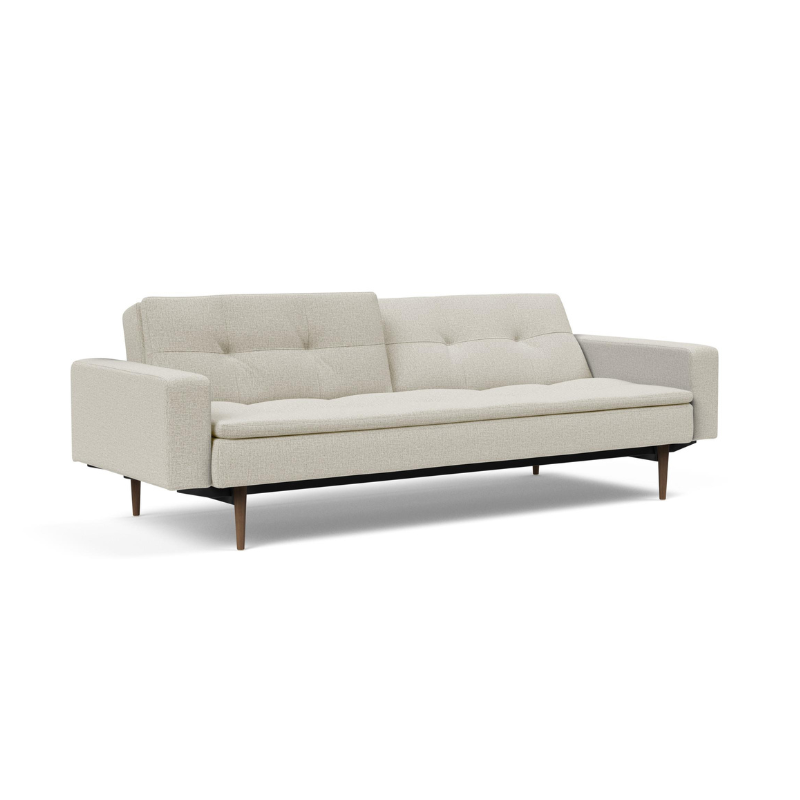 Dublexo Styletto Sofa Bed with Arms is modular sleeper sofa in natural
