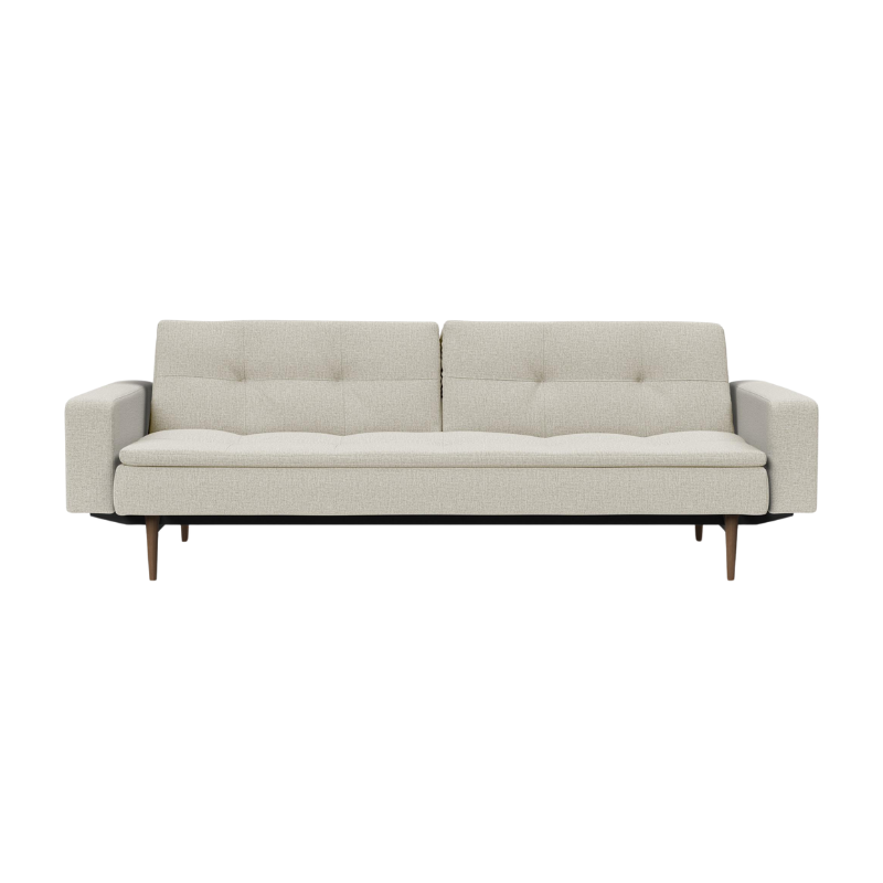 Dublexo Styletto Sofa Bed with Arms is modular sleeper sofa in natural