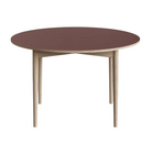 The Extendable Oma Dining Table from Eikund of Norway with no extensions.