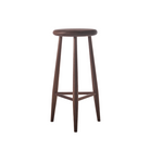 The Jaer Bar Stool from Eikund of Norway in walnut.