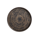 The Beads Wooden Tray from Ethnicraft round shape, size small.