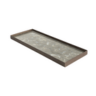 The Organic Valet Tray from Ethnicraft rectangle shape, large size from the side.