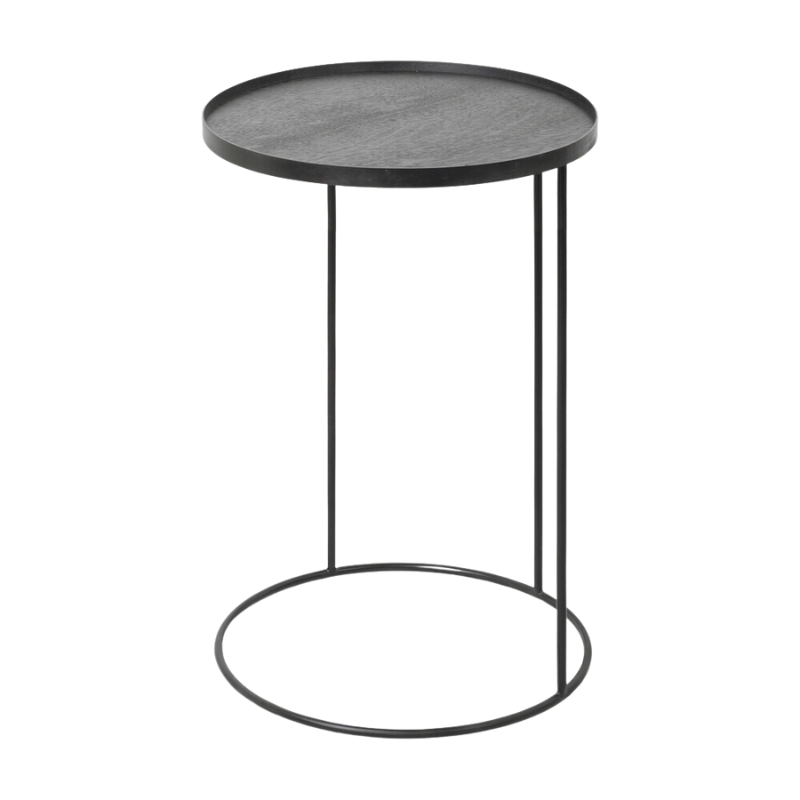 The round Tray Side Table from Ethnicraft.