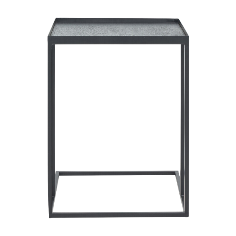 The square Tray Side Table from Ethnicraft angled.