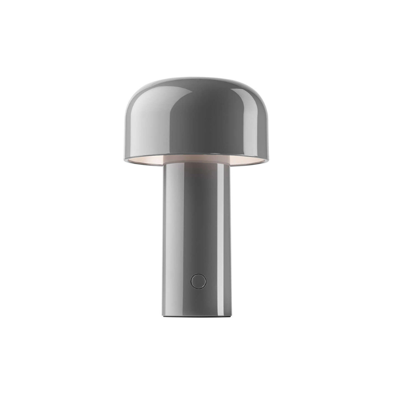 The Bellhop Portable Table Lamp from FLOS in grey.