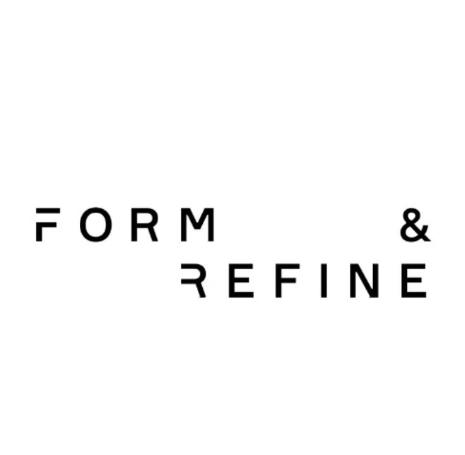 The logo for Form & Refine (Form and Refine) featured on Illuminée’s brand page.