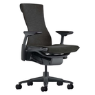 The Embody Chair from Herman Miller with the graphite frame and charcoal medley fabric.