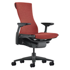 The Embody Chair from Herman Miller with the graphite frame and  canyon sync fabric.