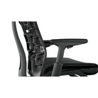 The Embody Chair from Herman Miller focusing on the seat.