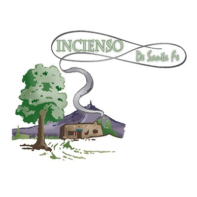 The logo for Incienso de Santa Fe featured on Illuminée’s brand page.