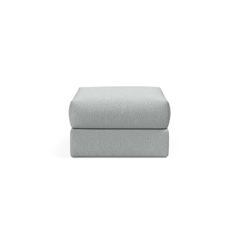 The Cornila Ottoman from Innovation Living in Melange Light Grey 538.