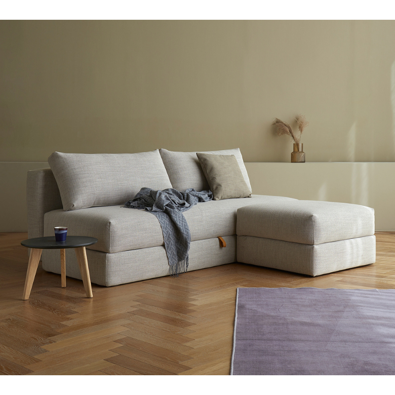 The Cornila Ottoman from Innovation Living in a residential setting.