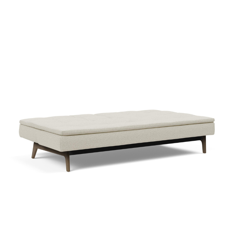 The Dublexo Eik Sofa Bed Smoked Oak from Innovation Living as a bed.