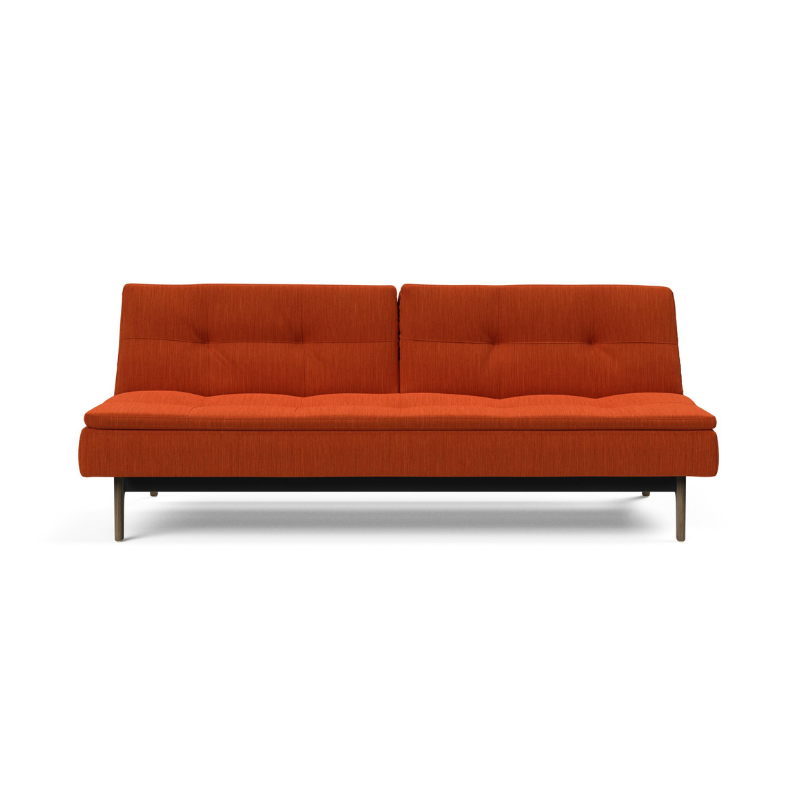 The Dublexo Eik Sofa Bed Smoked Oak from Innovation Living in Elegance Paprika 506.