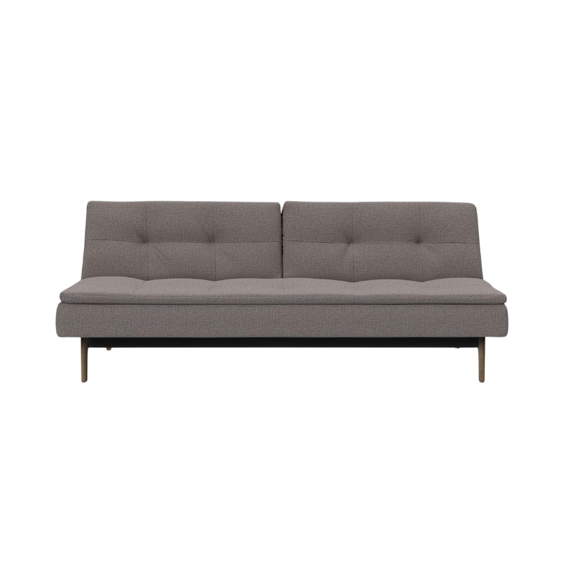 The Dublexo Eik Sofa Bed Smoked Oak from Innovation Living in Mixed Dance Grey 521.