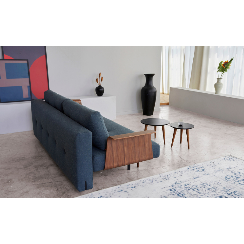 The Recast Sofa Bed Dark Styletto With Arms from Innovation Living in a living area.