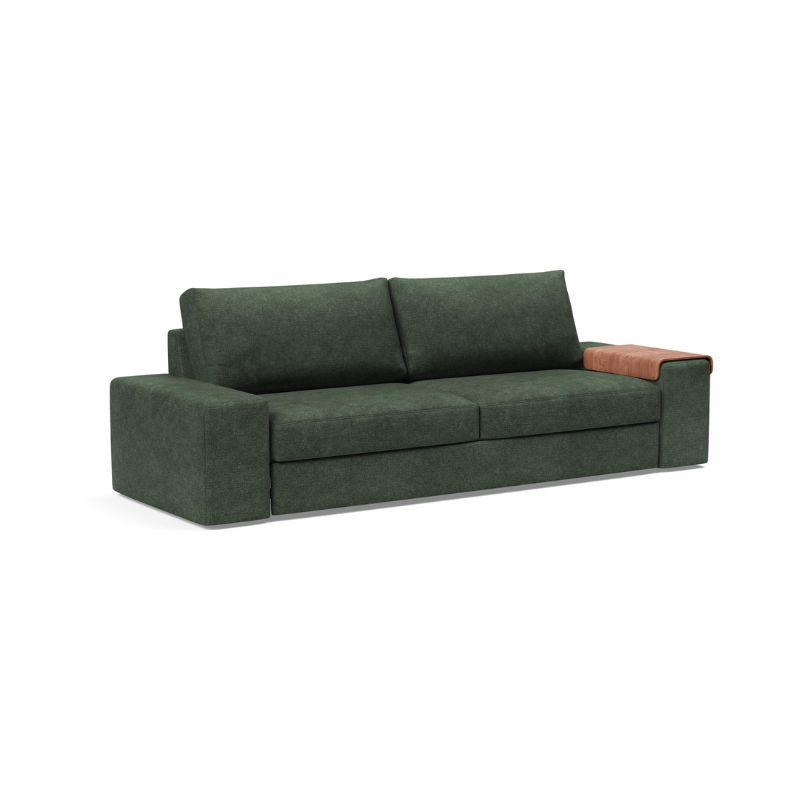 The Vilander Sofa Bed With Wide Arms from Innovation Living from an angle.