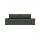 The Vilander Sofa Bed With Wide Arms from Innovation Living in Avella Pine Green 281.