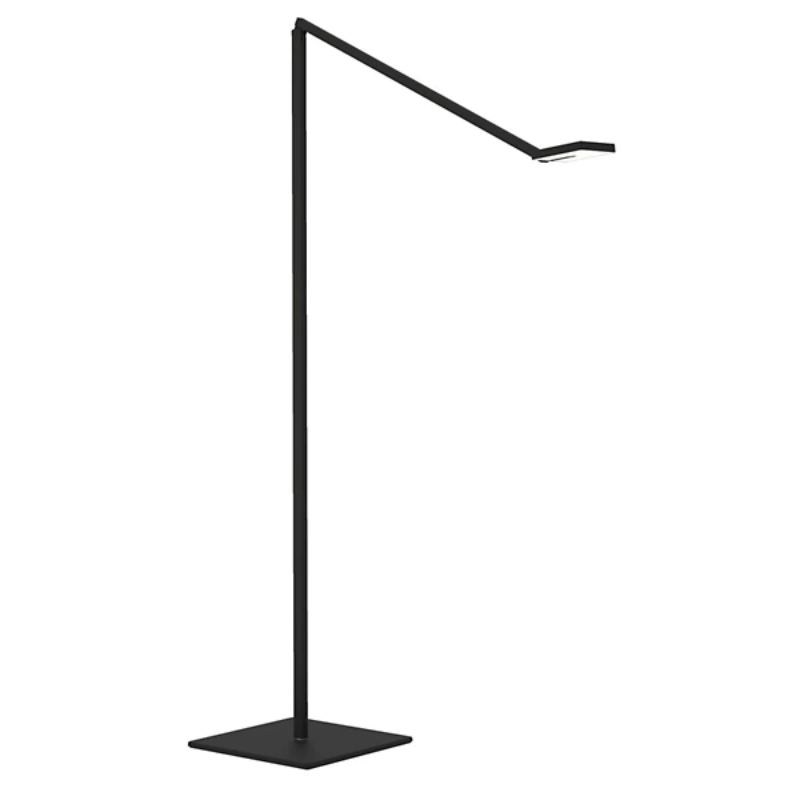 The Focaccia Floor Lamp from Koncept in black.