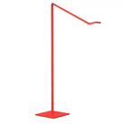 The Focaccia Floor Lamp from Koncept in matte fire red.