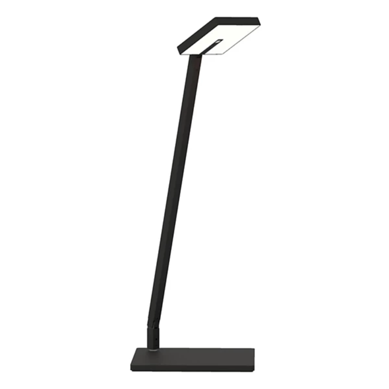 The Focaccia Solo Lamp from Koncept with the desk base in matte black.