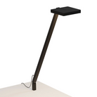 The Focaccia Solo Lamp from Koncept with the through table mount in matte black.