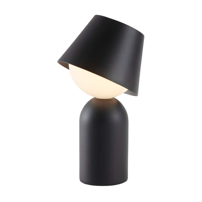 The Guy Portable Lamp from Koncept in matte black.