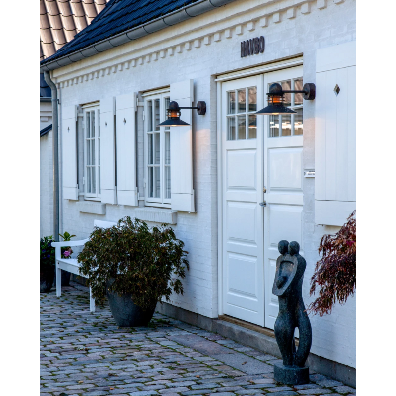 The Nyhavn Wall from Louis Poulsen in a courtyard.