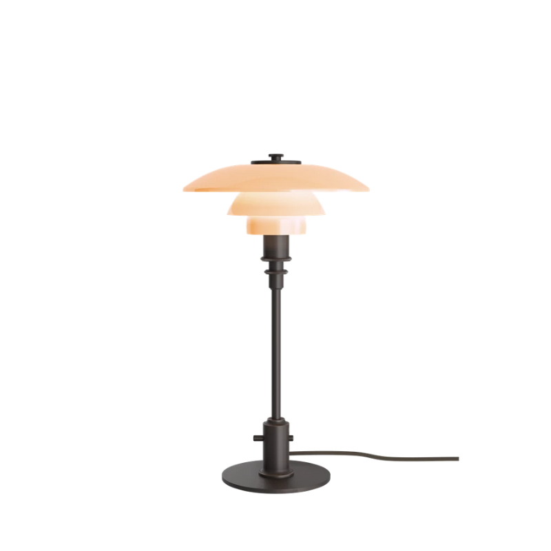 The PH 2/1 Dusty Terracotta Table Lamp from Louis Poulsen.