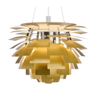 The PH Artichoke from Louis Poulsen in brass, extra large (33.1 inch) size.