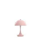 The Panthella 160 Portable from Louis Poulsen in pale rose.