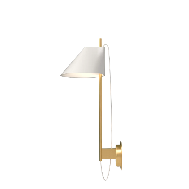 The Yuh Wall from Louis Poulsen in white and brass.