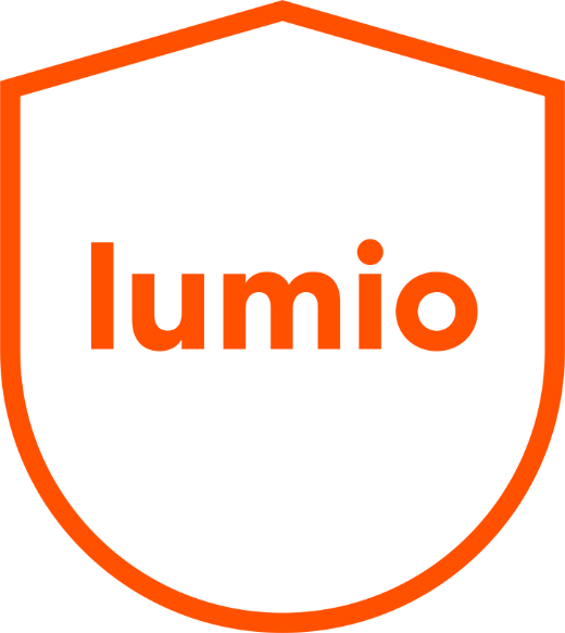 The logo for Lumio (HelloLumio) featured on Illuminée’s brand page.