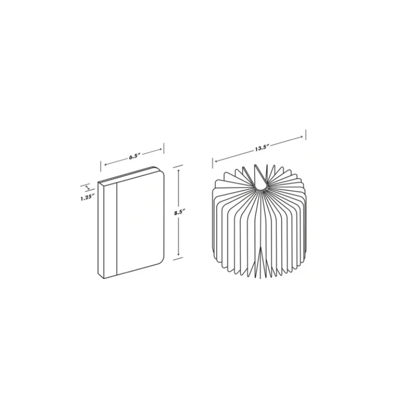 The Lito Classic from Lumio dimensions.