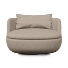 The Bart Armchair from Moooi in Blushing Sloth Woolly Mohair.