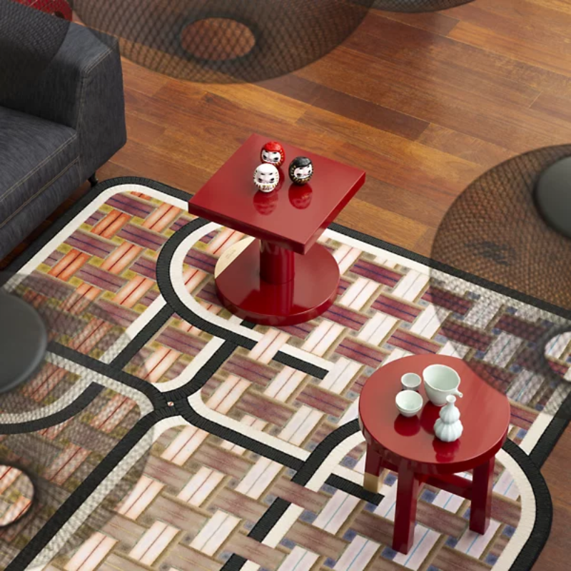 The Common Comrades Coffee Table from Moooi in a lounge.