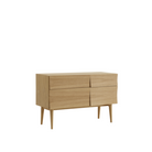 The Reflect Sideboard from Muuto small size oiled oak color.