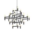 The Crown Major Chandelier from Nemo in black.