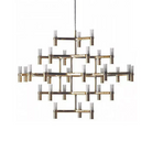 The Crown Major Chandelier from Nemo gold plated.