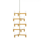 The Crown Multi Chandelier from Nemo gold plated.